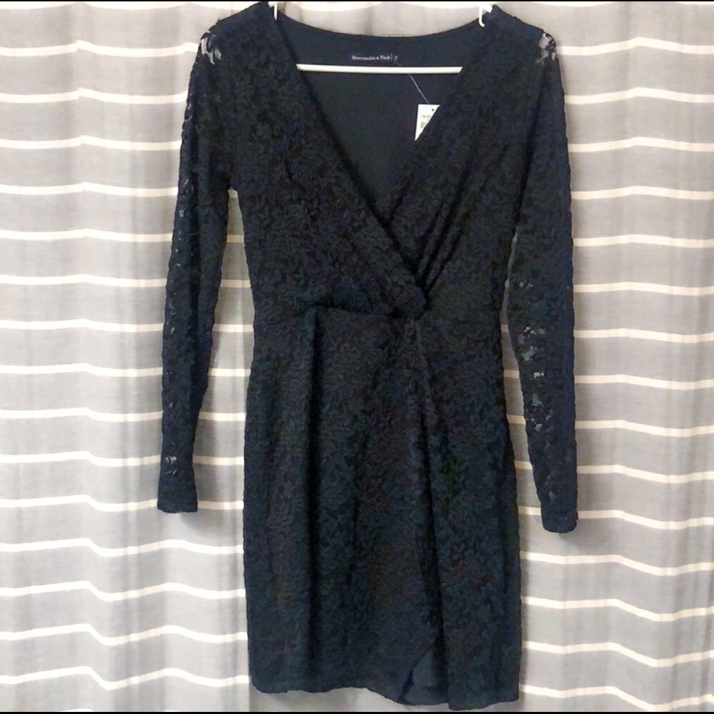 Abercrombie black lace dress!